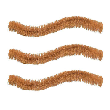Flexible Sisal Hedge Rust Set of 3