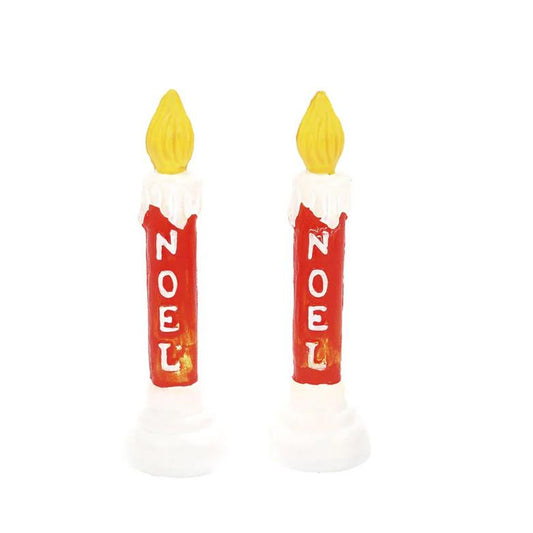 Blow Mold Candle Set Of 2