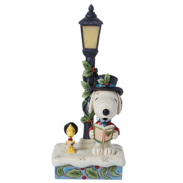 Snoopy And Woodstock Lamp Post