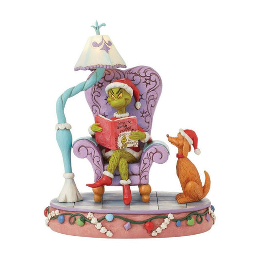 Grinch In Chair With Lamp