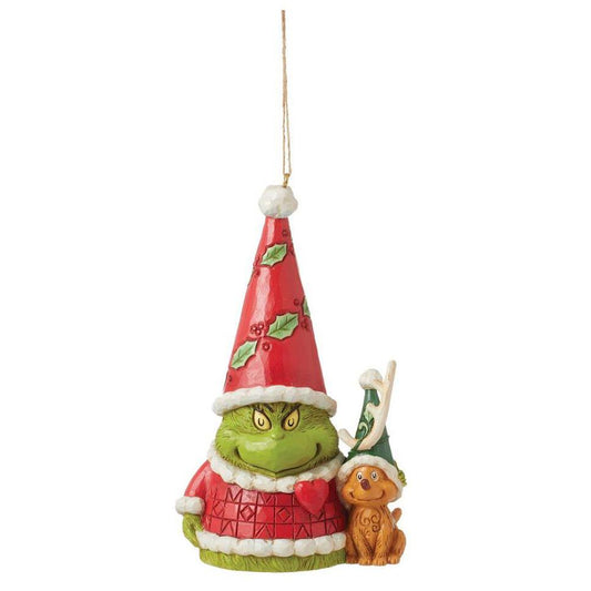 Grinch Gnome With Max Ornament