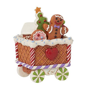 Gingerbread Train Car - Christmas Place