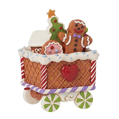 Gingerbread Train Car - Christmas Place