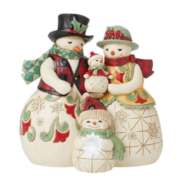 Highland Glen LED Snowman Family