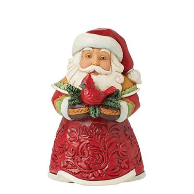 Mini Santa With Cardinal - Christmas Place