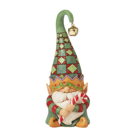 Gnome Elf Holding Candy Cane