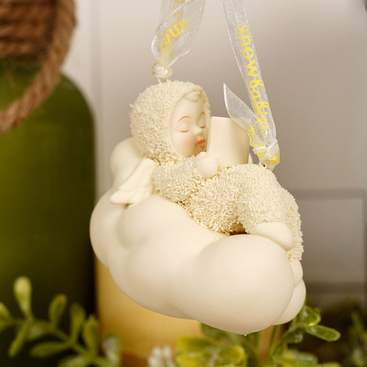 Reading In The Clouds Ornament - Christmas Place