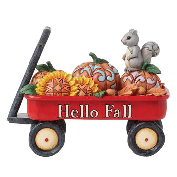 Harvest Wagon With Pumpkins - Christmas Place