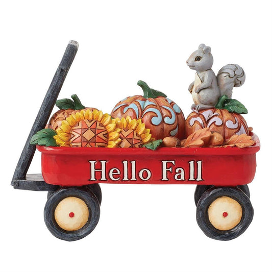 Harvest Wagon With Pumpkins - Christmas Place