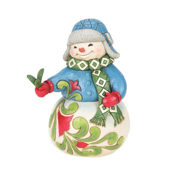 Snowman Evergreen Sprig