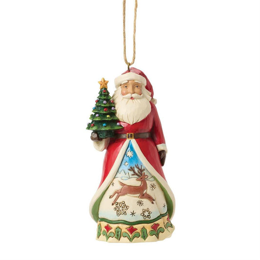 Santa Vintage Christmas Ornament