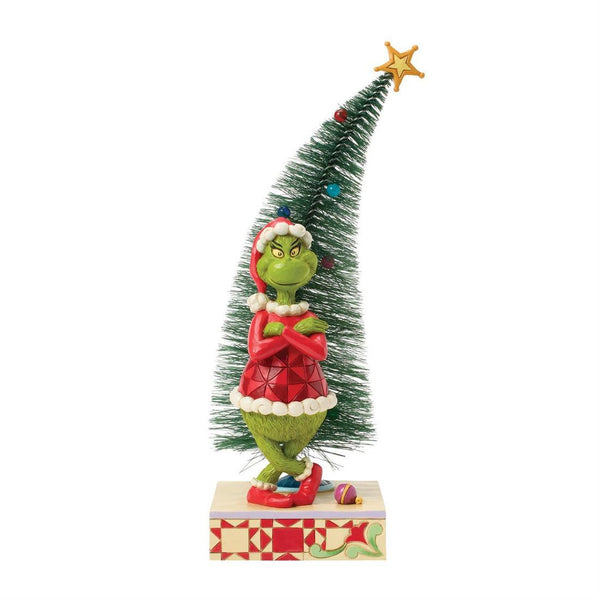ぽ*☆様 新品　グリンチ クリスマスツリー ジムショア　Jim Shore 約2 Grinch With Arms Crossed – Christmas Place