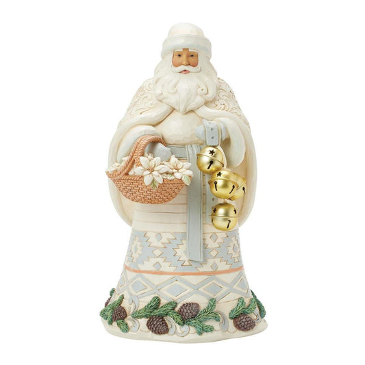 Woodland Santa With Basket And Bells