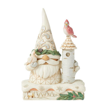 Woodland Gnome With Birdhouse