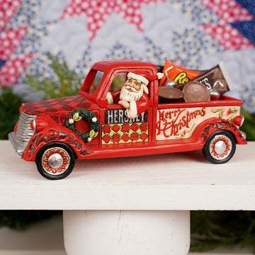 2025 Santa In Truck With Hershey Candy