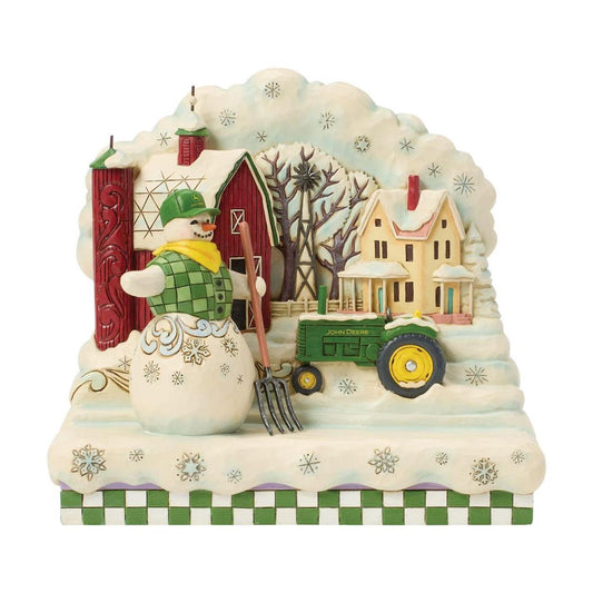 Snowman John Deere Layered Scene