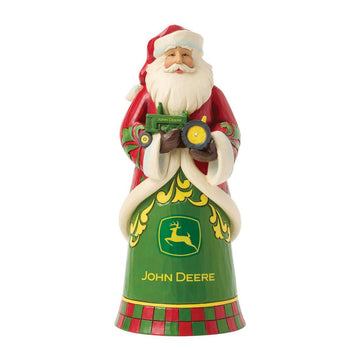 Santa Holding John Deere Tractor