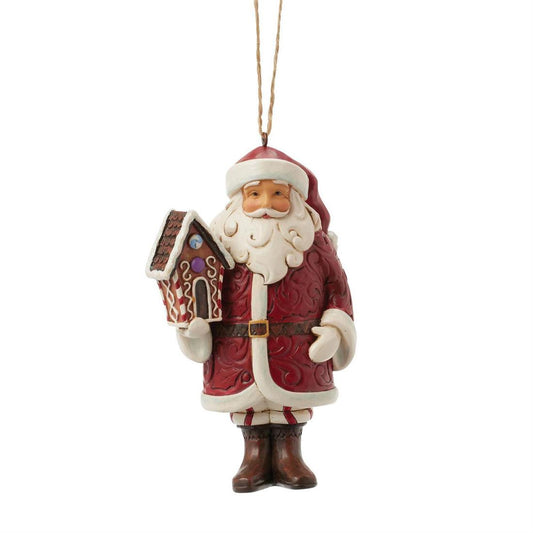 Gingerbread Santa Ornament - Christmas Place
