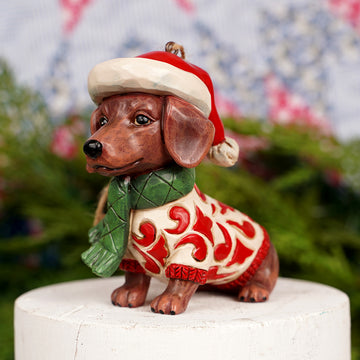 2025 Christmas Dog Dachshund Ornament