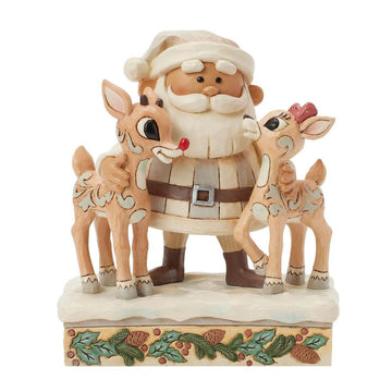 Woodland Santa With Reindeer