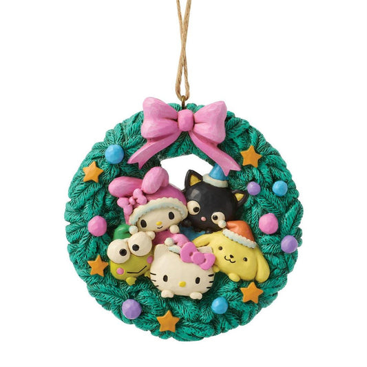 Hello Kitty And Friends Wreath Ornament