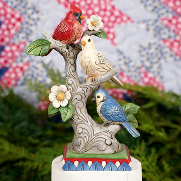 2025 Patriotic Birds In Tree