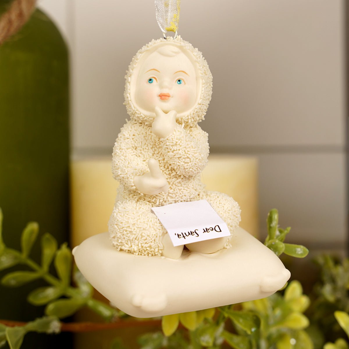Dept 56 Dear Santa Snowbabies Ornament - Christmas Place
