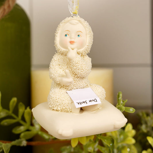 Dept 56 Dear Santa Snowbabies Ornament - Christmas Place