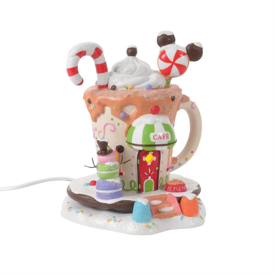 2026 Mickeys Village Peppermint Cafe Department 56 - Christmas Place