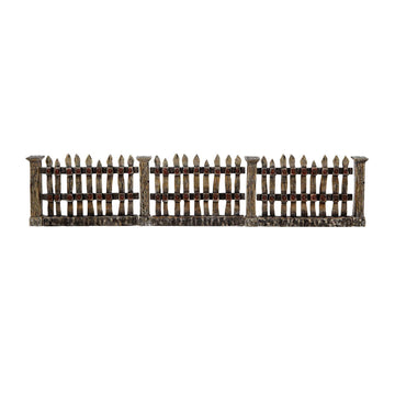 2026 Village Line Fence Set of 7 - Christmas Place