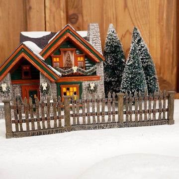 2026 Village Line Fence Set of 7 - Christmas Place