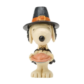 Snoopy With Pumpkin Pie Mini - Christmas Place