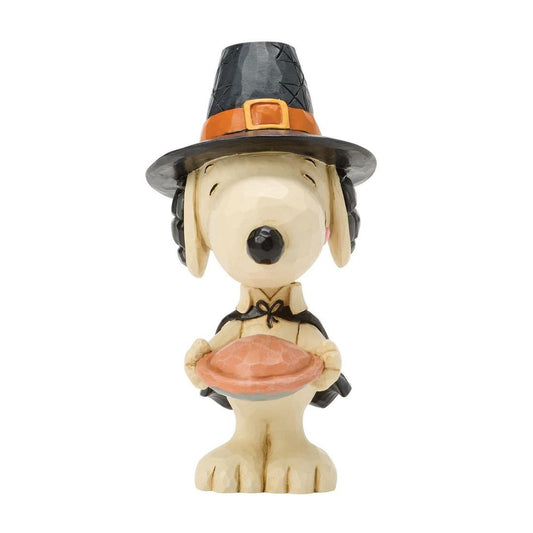 Snoopy With Pumpkin Pie Mini - Christmas Place