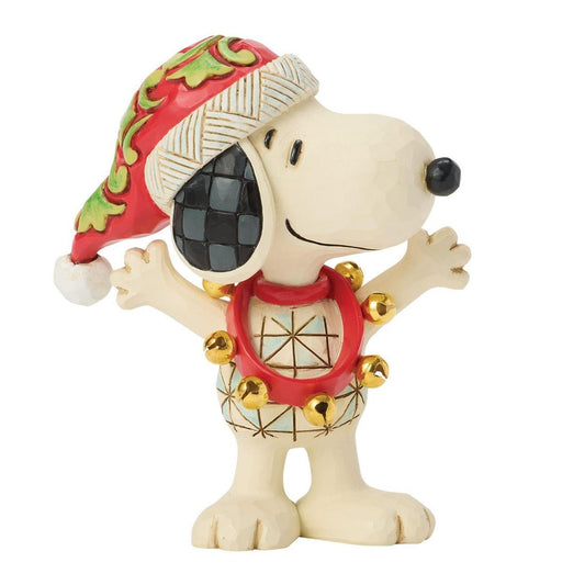 Snoopy With Bells Mini - Christmas Place
