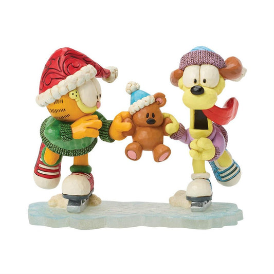Garfield Odie Pooky Skating - Christmas Place