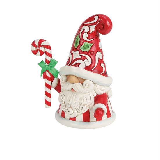 Gnome With Large Candy Cane - Christmas Place