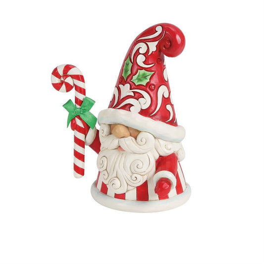 Gnome With Large Candy Cane - Christmas Place
