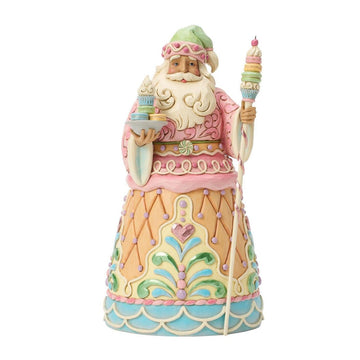 Sweets Santa With Macaron Staff - Christmas Place