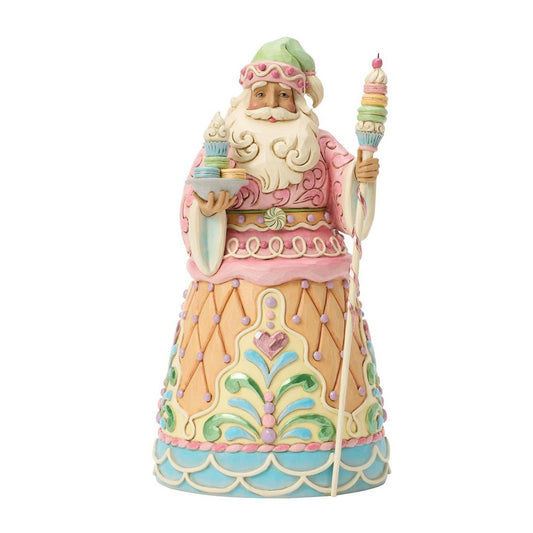 Sweets Santa With Macaron Staff - Christmas Place