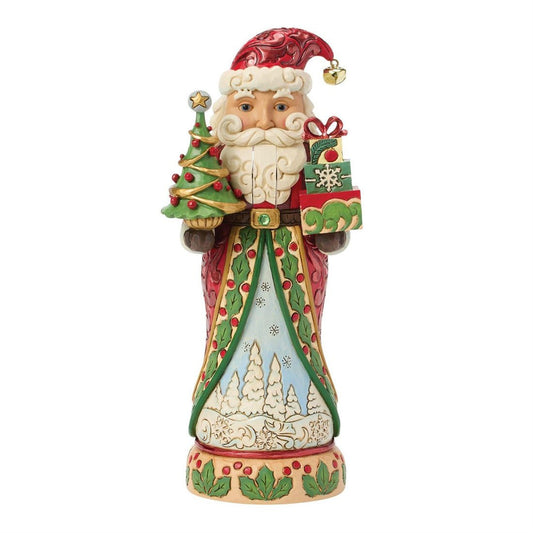 Nutcracker Santa With Tree - Christmas Place