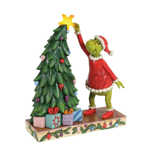 Grinchy Pulling Tree Star - Christmas Place