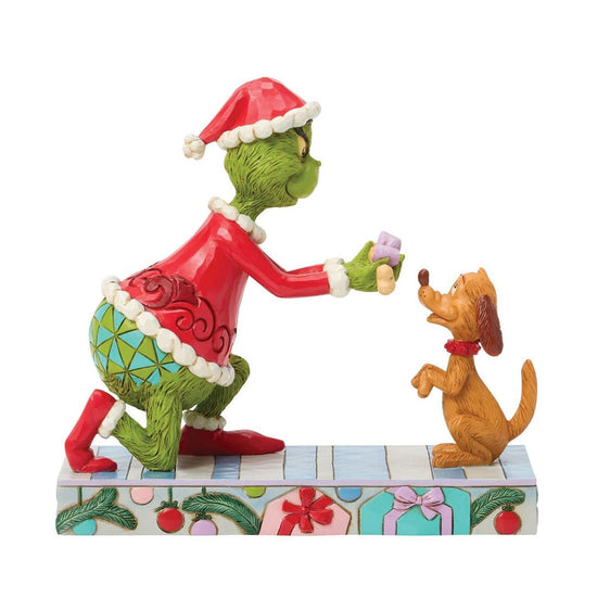 Grinch Giving Max A Bone - Christmas Place