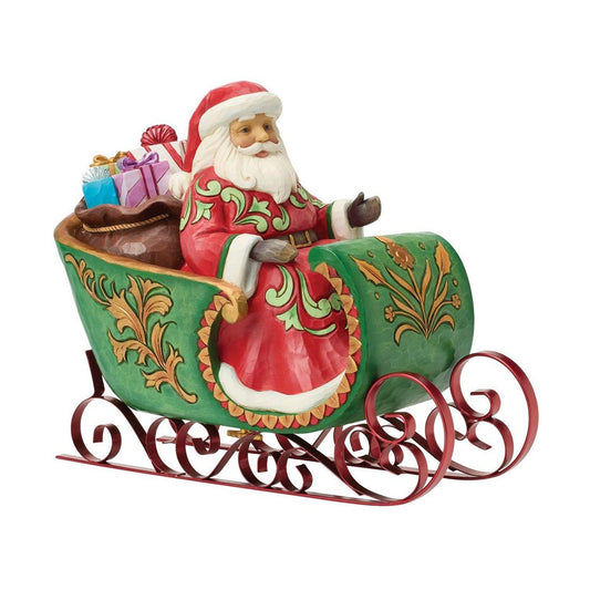 Special Edition Santa In Musical Sleigh - Christmas Place