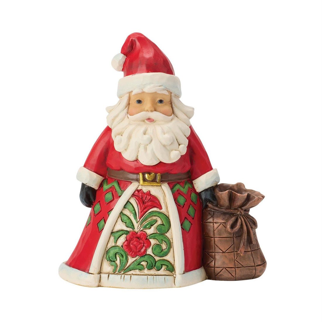 Santa With Toy Bag Mini - Christmas Place