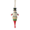 Snowman Finial Ornament - Christmas Place