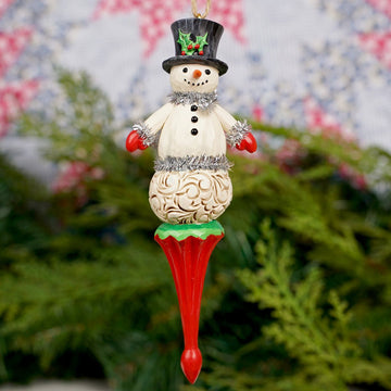 Snowman Finial Ornament - Christmas Place