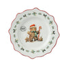 Gingerbread Man Holly Breakfast Plate - Christmas Place