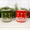 Red Green Village Mug - Christmas Place
