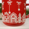 Red Green Village Mug - Christmas Place
