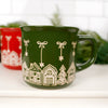 Red Green Village Mug - Christmas Place